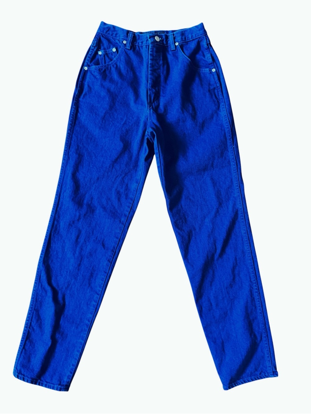 VTG Silverlake Wrangler Jeans NA201 Women’s 9/10 x32 Blue Tapered Mom Denim USA